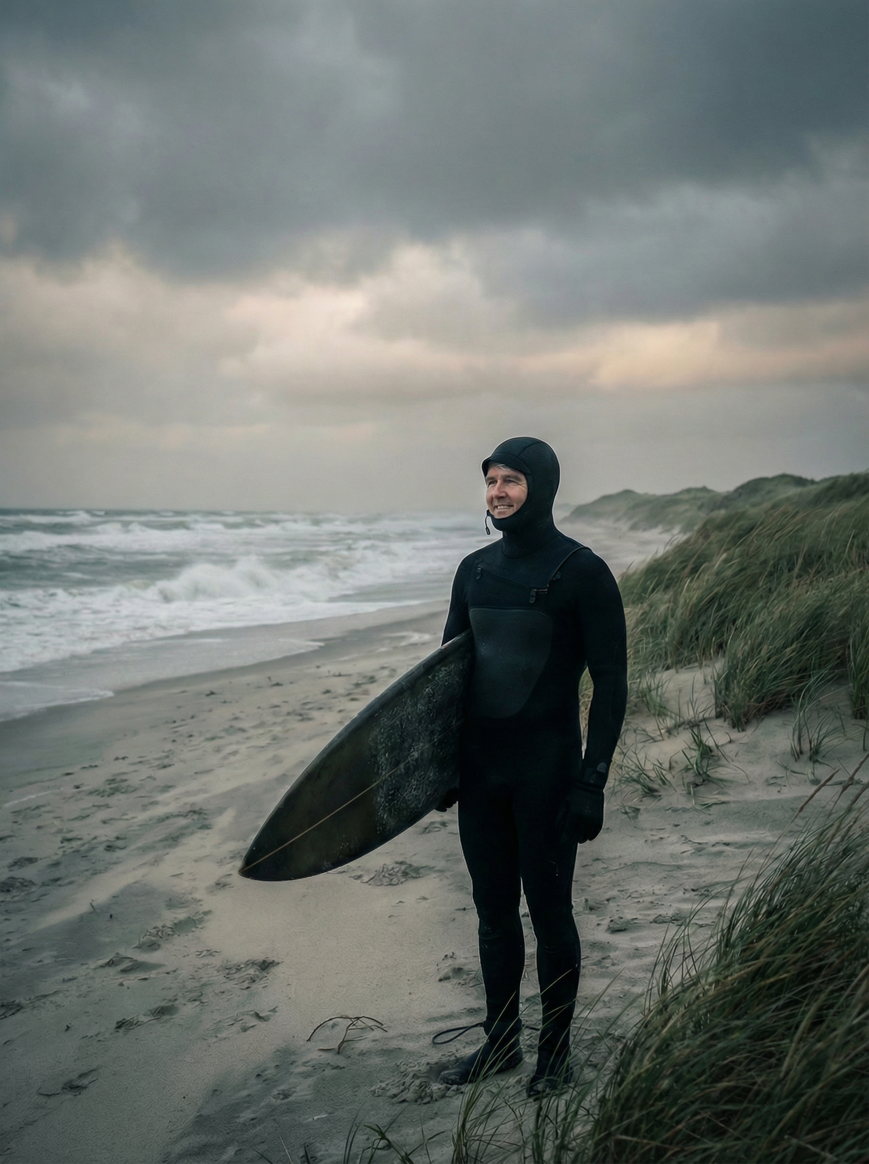 Niels in wetsuit at Cold Hawaii Klitmøller